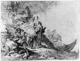 Die Flucht nach Ägypten, ca. 1750